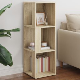 Gossi dulap de colt, stejar sonoma, 33x33x100 cm, pal