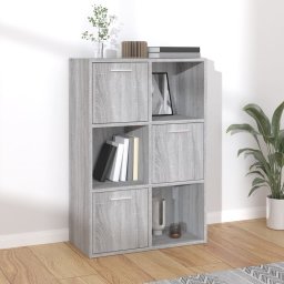Gossi dulap de depozitare, gri sonoma, 60x29,5x90 cm