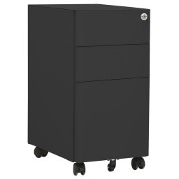Gossi dulap dosare mobil, antracit, 30x45x59 cm, otel