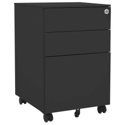 Gossi dulap dosare mobil, antracit, 39x45x60 cm, otel