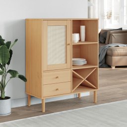 Gossi dulap inalt senja aspect ratan maro, 90x40x112cm