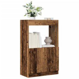 Gossi dulap inalt, lemn vechi, 63x33x100 cm, lemn prelucrat