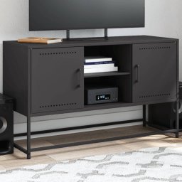 Gossi dulap inalt, negru, 36x39x123 cm, otel