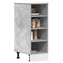 Gossi dulap inferior, gri beton, 30x44,5x81,5 cm, pal