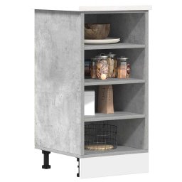 Gossi dulap inferior, gri beton, 40x44,5x81,5 cm, pal