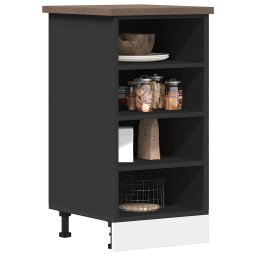 Gossi dulap inferior, negru, 40x44,5x81,5 cm, pal