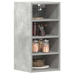 Gossi dulap suspendat, gri beton, 30x29,5x60 cm, pal