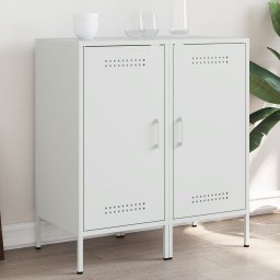 Gossi dulap, alb, 36x39x79 cm, otel laminat la rece