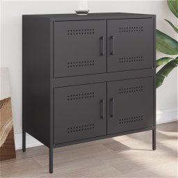 Gossi dulap, negru, 68x39x79 cm, otel