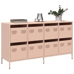 Gossi dulap, roz, 135x39x73,5 cm, otel laminat la rece