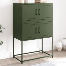 Gossi dulap, verde maslina, 68,5x38,5x107 cm, otel