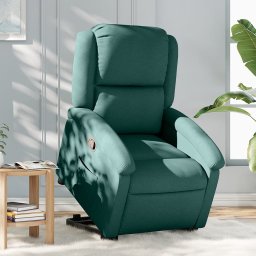 Gossi fotoliu rabatabil ridicare pe verticala, verde inchis, textil
