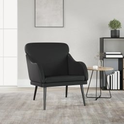 Gossi fotoliu, negru, 63x76x80 cm, piele artificiala