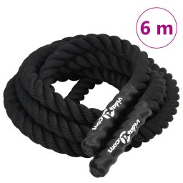 Gossi franghie de lucru, negru, 6 m, 4,5 kg, poliester