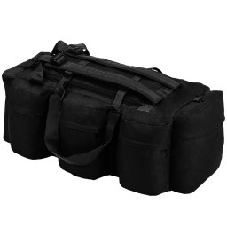 Gossi geanta 3-in-1 in stil army, 90 l, negru