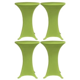 Gossi husa elastica pentru masa, 4 buc., verde, 60 cm