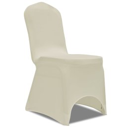 Gossi huse elastice pentru scaun, 100 buc., crem