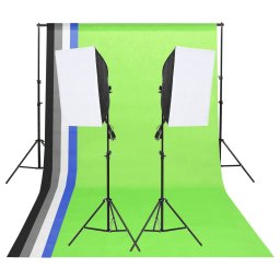 Gossi kit de iluminat pentru studio cu fundaluri si softbox-uri