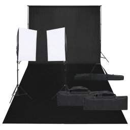 Gossi kit studio foto cu set de lumina si fundal