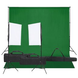 Gossi kit studio foto cu set de lumina si fundal