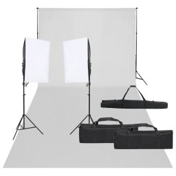 Gossi kit studio foto cu set de lumina si fundal