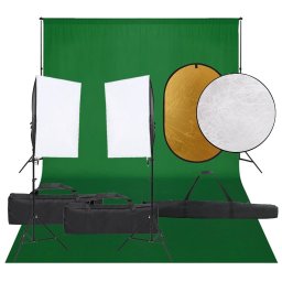 Gossi kit studio foto cu set de lumini, fundal si reflector