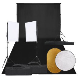 Gossi kit studio foto cu set de lumini, fundal si reflector