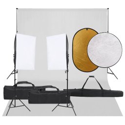 Gossi kit studio foto cu set de lumini, fundal si reflector