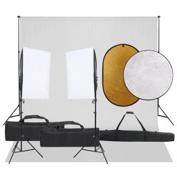 Gossi kit studio foto cu set de lumini, fundal si reflector