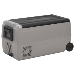 Gossi lada frigorifica cu roata si maner 50 l, negru si gri, pp & pe