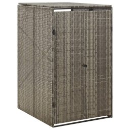 Gossi magazie de pubela cu roti, gri, 70x80x117 cm, poliratan