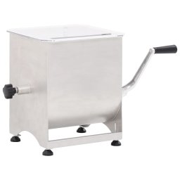 Gossi malaxor de carne cutie de viteze, argintiu, otel inoxidabil