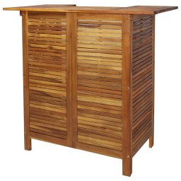 Gossi masa de bar, 110 x 50 x 105 cm, lemn masiv de acacia