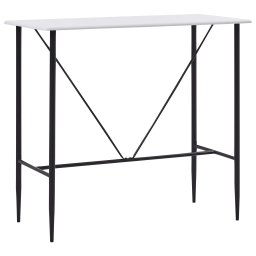 Gossi masa de bar, alb, 120 x 60 x 110 cm, mdf