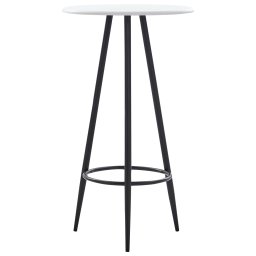 Gossi masa de bar, alb, 60 x 107,5 cm, mdf