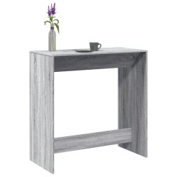 Gossi masa de bar, sonoma gri, 102x50x103,5 cm, lemn prelucrat