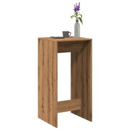 Gossi masa de bar, stejar artizanal, 51x50x103,5 cm, lemn prelucrat