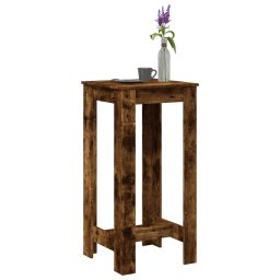 Gossi masa de bar, stejar fumuriu, 51x50x103,5 cm, lemn prelucrat