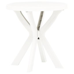 Gossi masa de bistro, alb, Ø70 cm, plastic