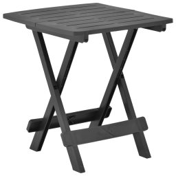 Gossi masa de gradina pliabila, antracit, 45 x 43 x 50 cm, plastic