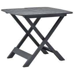 Gossi masa de gradina pliabila, antracit, 79 x 72 x 70 cm, plastic