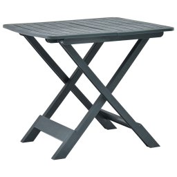 Gossi masa de gradina pliabila, verde, 79 x 72 x 70 cm, plastic