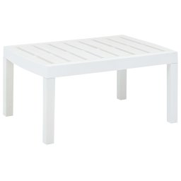 Gossi masa de gradina, alb, 78 x 55 x 38 cm, plastic