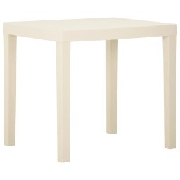 Gossi masa de gradina, alb, 79x65x72 cm, plastic