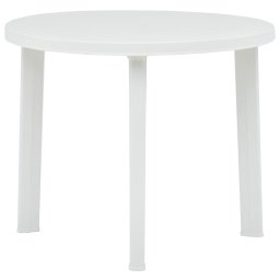Gossi masa de gradina, alb, 89 cm, plastic