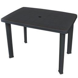 Gossi masa de gradina, antracit, 101 x 68 x 72 cm, plastic