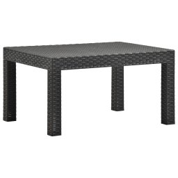 Gossi masa de gradina, antracit, 58x58x41 cm, pp ratan
