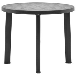 Gossi masa de gradina, antracit, 89 cm, plastic