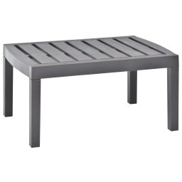 Gossi masa de gradina, cafeniu, 78 x 55 x 38 cm, plastic