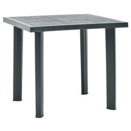 Gossi masa de gradina, verde, 80 x 75 x 72 cm, plastic